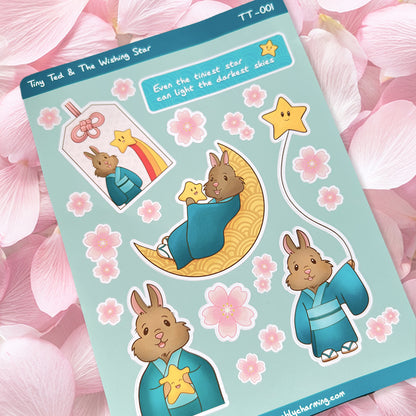 Tiny Ted & The Wishing Star Sticker Sheet
