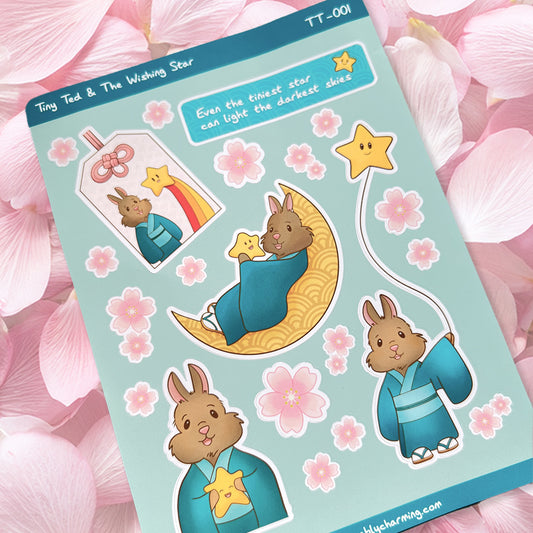 Tiny Ted & The Wishing Star Sticker Sheet
